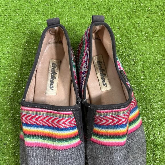 Women’s Inkkas Slip Ons SZ 8 Southwest Aztec Pattern Espadrille EUC summertime - Picture 6 of 8